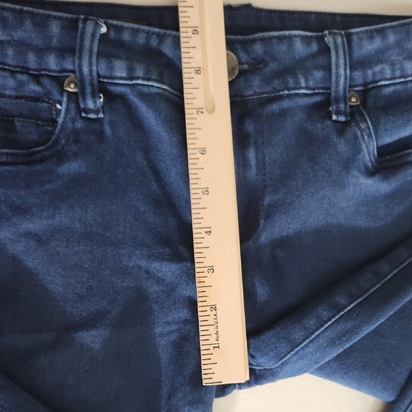 Kut from the Kloth Jeans Size 6 Diana Skinny Blue Ankle Cropped Jeans Hemmed - Picture 7 of 11